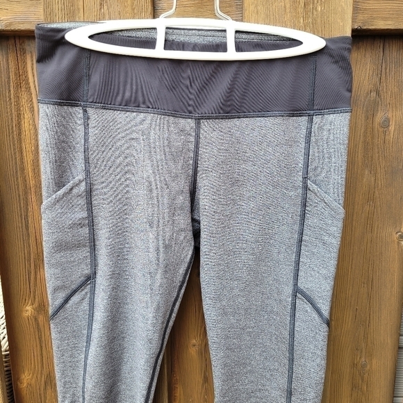 Lululemon Speed Tight V | Heathered Black / Deep Coal leggings | size 8 - Picture 10 of 16